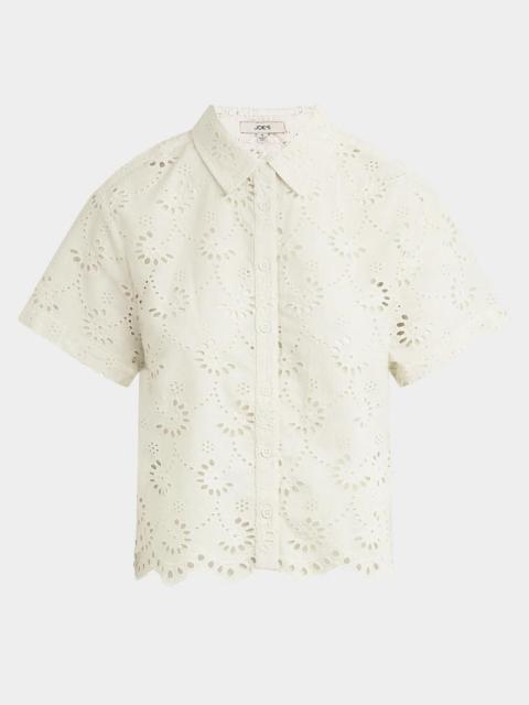 Joe's Jeans The Eyelet Short-Sleeve Shirt