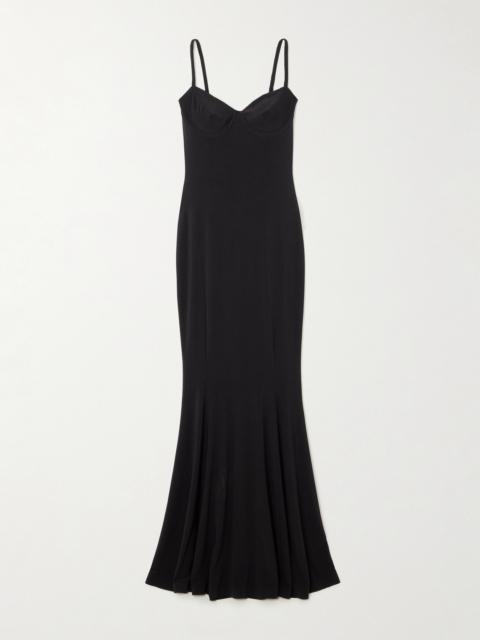 NORMA KAMALI Stretch-jersey Maxi Dress