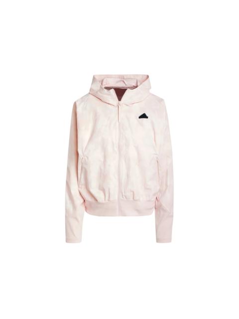 adidas adidas Z.N.E. Woven Full-Zip Hoodie Multicolor/Sandy Pink