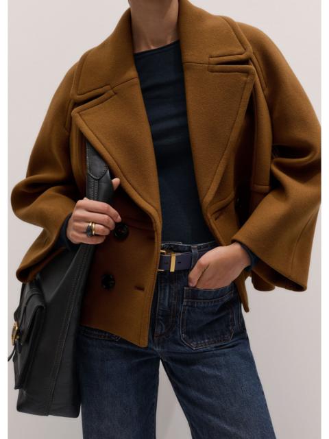 ME+EM Crop Swing Coat