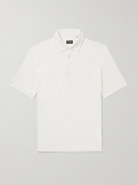 ZEGNA Oasi Linen Polo Shirt