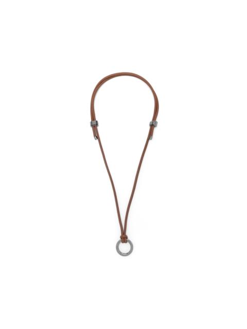 Brunello Cucinelli keyring-pendant necklace