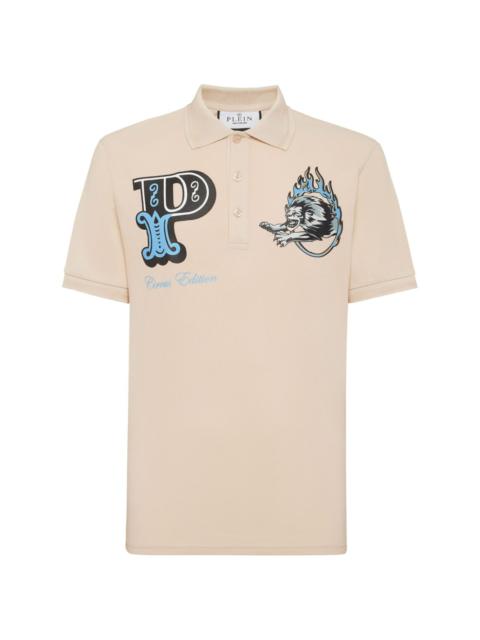 Lion Circus cotton polo shirt