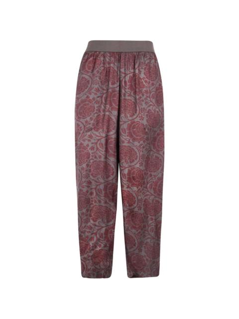 UMA WANG floral-print trousers