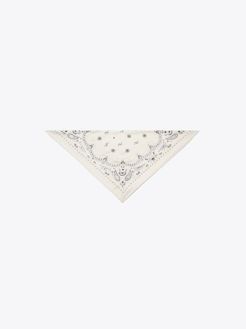 TORY BURCH Beaded Bandana Triangle Scarf