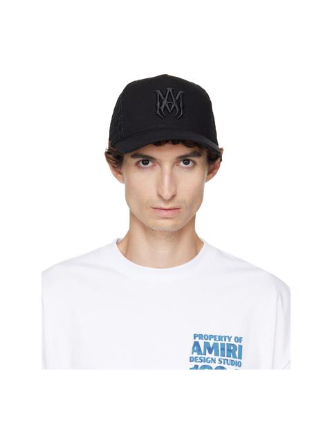 AMIRI Black Canvas MA Trucker Cap