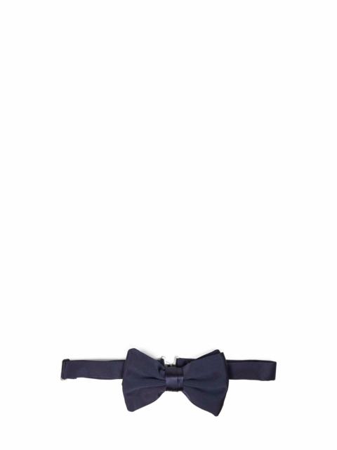 GIORGIO ARMANI Midnight blue silk twill pre-tied bow tie