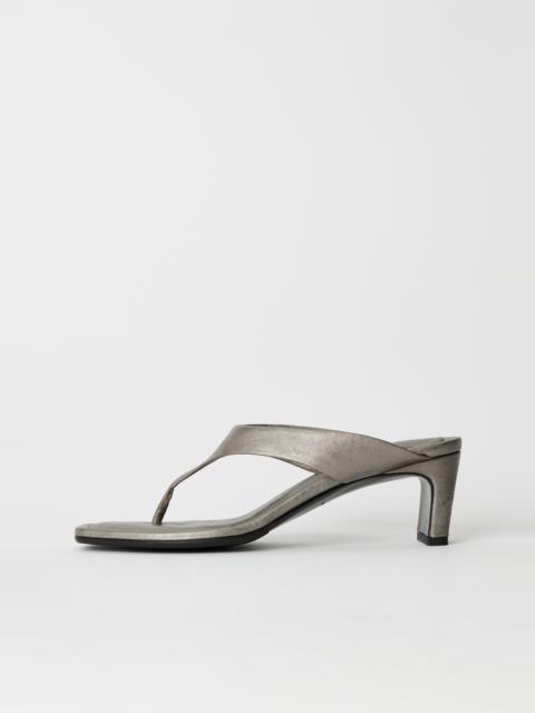Our Legacy Karasu Sandal Metallic Oyster Sheepskin