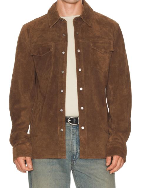 ALLSAINTS Sully Suede Shirt Jacket