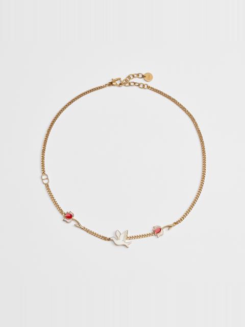 Dior Dioramour Doves & Roses Necklace