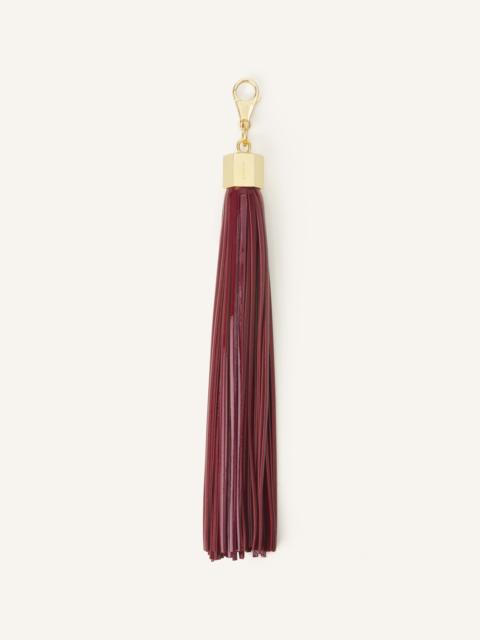 Lanvin LEATHER POMPOM BAG CHARM