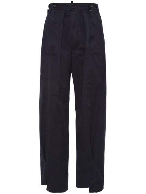 DSQUARED2 cotton straight-leg trousers