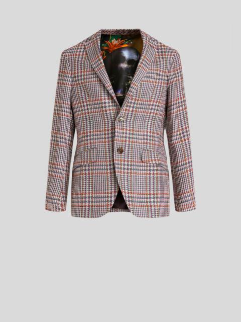 Etro TAILORED PRINCE OF WALES CHECK JACKET