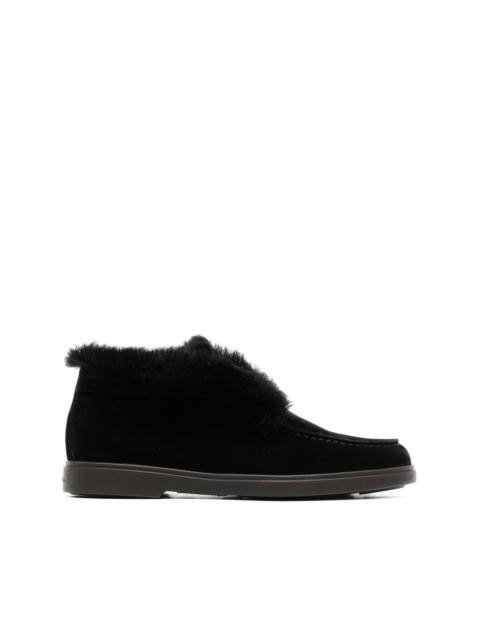 slip-on shearling loafers