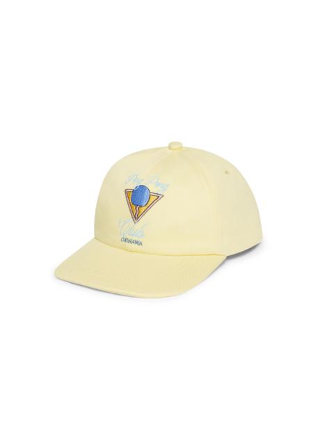 CASABLANCA Yellow Ping Pong Club Icon Cap