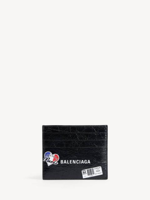 BALENCIAGA Men's Shopper Card Holder Large in Black