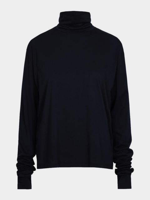 TWP Abby Cotton Turtleneck Top