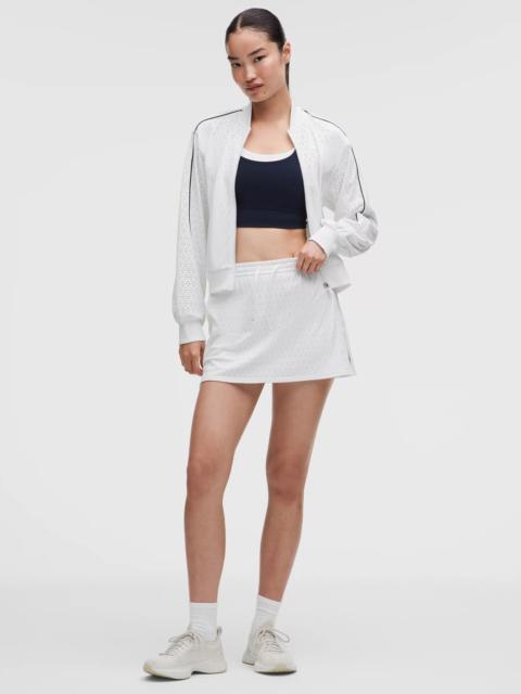 lululemon Ace Advantage High-Rise Knit Mesh Tennis Skirt