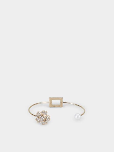 Roger Vivier RV Bouquet Strass Buckle Bracelet
