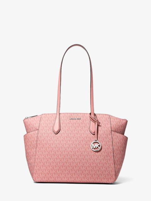 MICHAEL KORS Marilyn Medium Signature Logo Tote Bag