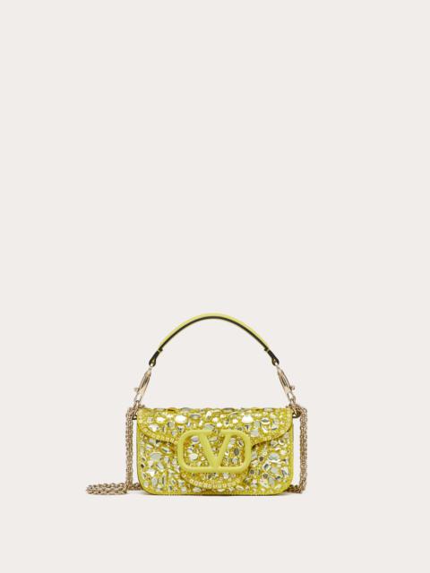 SMALL LOCÒ SHOULDER BAG WITH CRYSTALS