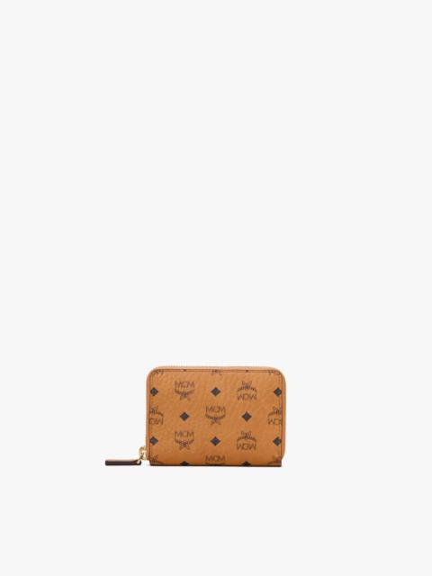 MCM Zip Wallet in Visetos Original