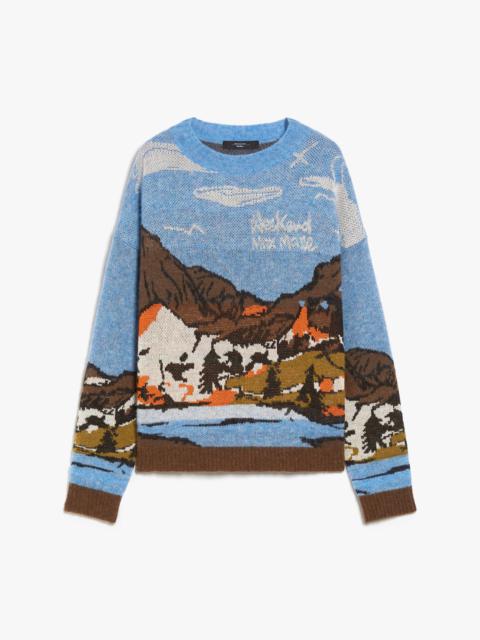 WEEKEND Max Mara GANG Jacquard wool and alpaca sweater