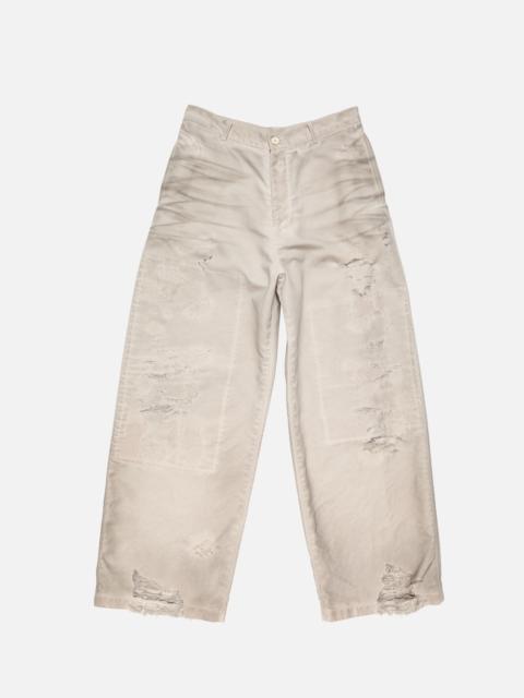 Mended trousers - Regular fit - Light taupe