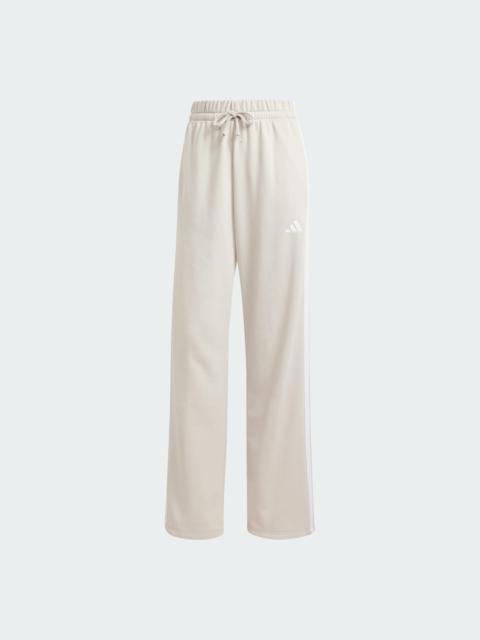 Essentials 3-Stripes Open Hem French Terry Pants