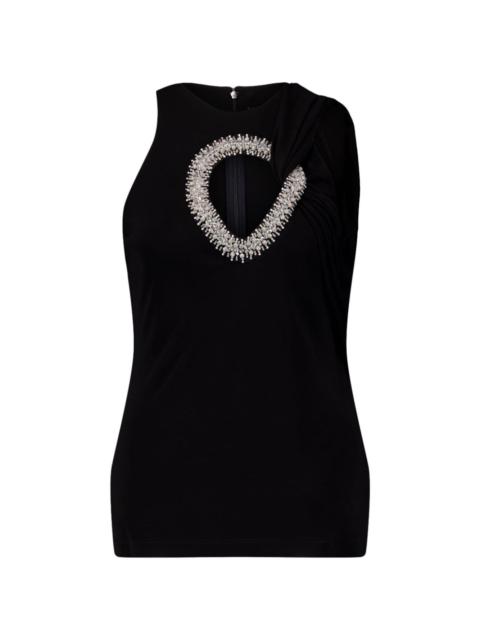 Givenchy embroidered halterneck top