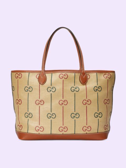 GUCCI GG large cotton tote bag