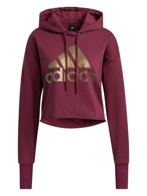 adidas logo-print hoodie