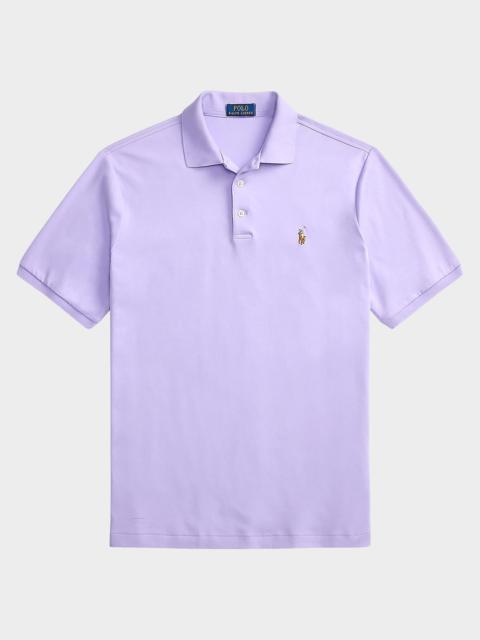Polo Ralph Lauren Men's Cotton Interlock Embroidered-Pony Polo Shirt