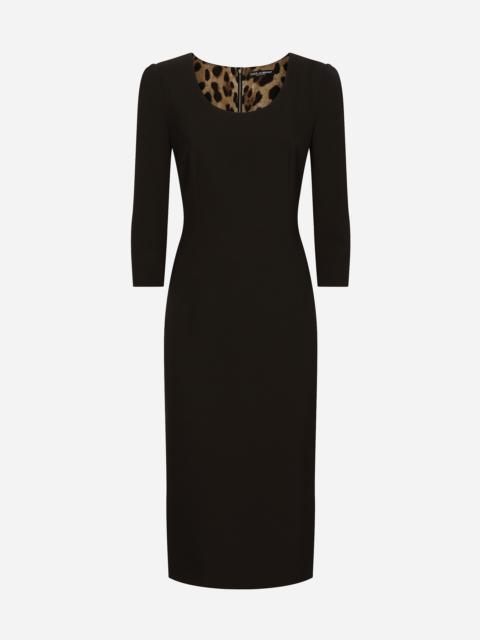 Dolce & Gabbana Woolen calf-length dress