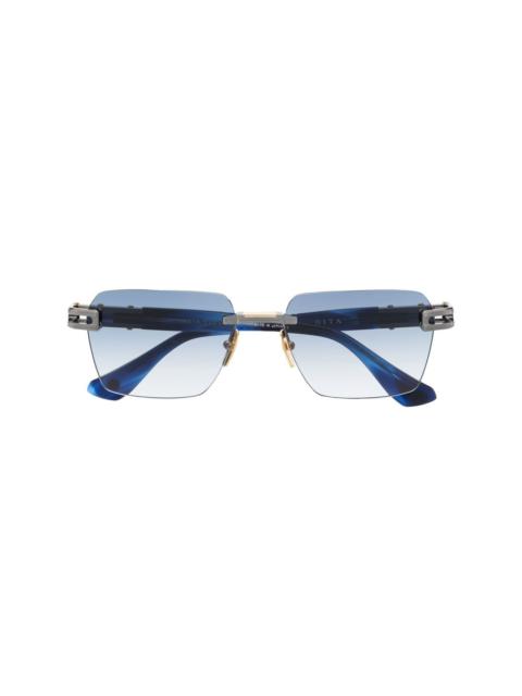 rimless square-frame sunglasses