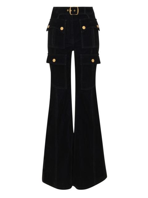 Zimmermann VINTAGE VELVET DENIM FLARE