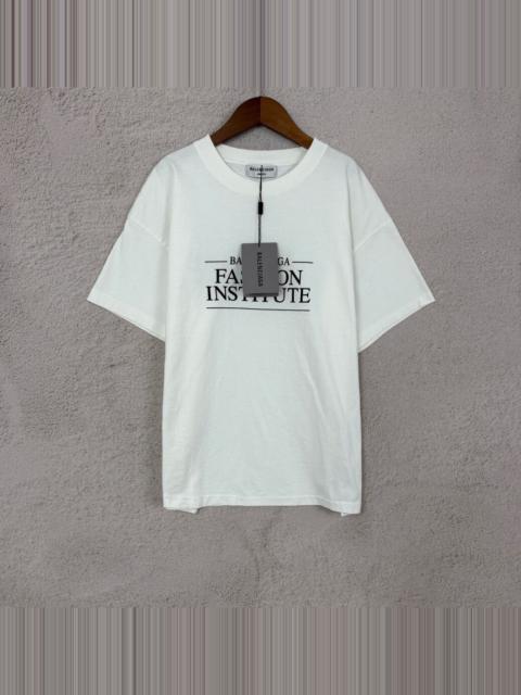 BALENCIAGA Balenciaga Fashion Letter Print Short Sleeve Top