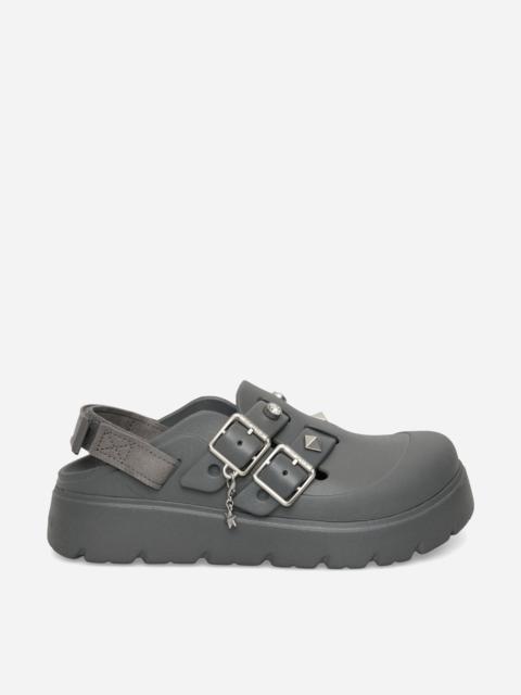 crocs Women's Loaferette Star Studded Clogs Carbon