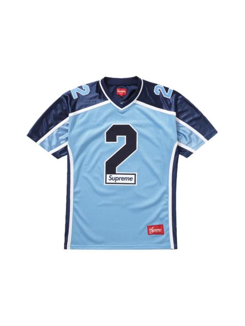 Supreme Supreme Above All Football Jersey Light Blue