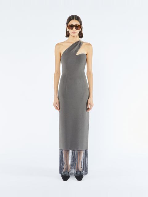Nanushka JELENA - Fringed midi dress - Dark grey