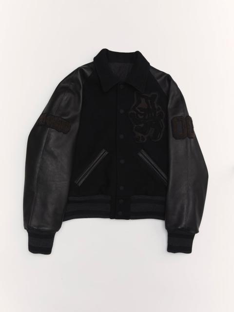 MAGLIANO Magliano | Antifa Varsity Bomber Jacket Black