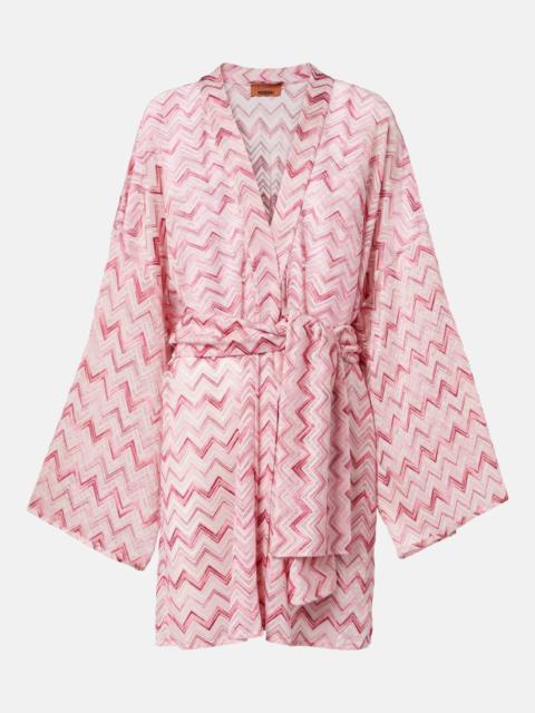 Missoni Zigzag lamé robe