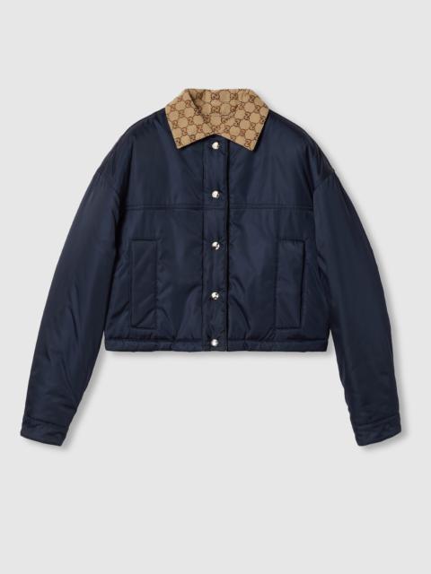 GUCCI Reversible gabardine nylon jacket