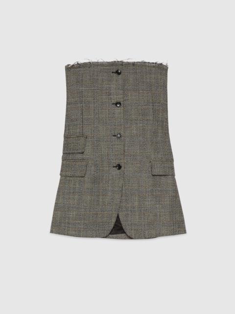 GUCCI Prince of Wales wool dress