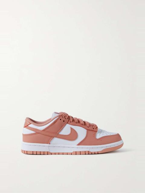 Nike Dunk Low leather sneakers