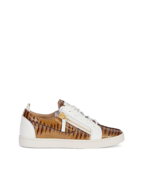 Giuseppe Zanotti Gail snakeskin-effect sneakers
