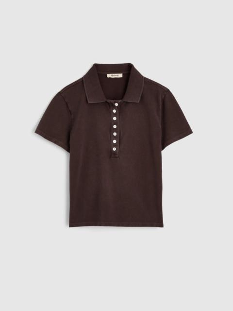 Madewell Shrunken Polo in Cotton Pique