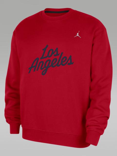 Jordan LA Clippers Statement Essentials Men's Jordan NBA Fleece Crew-Neck Sweatshirt
