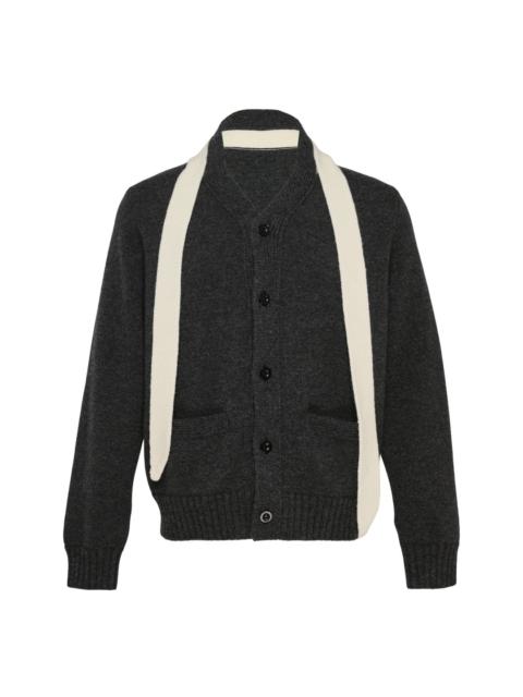 sacai Wool Knit Cardigan
