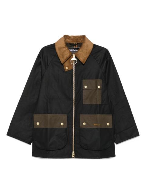 Barbour corduroy-collar jacket